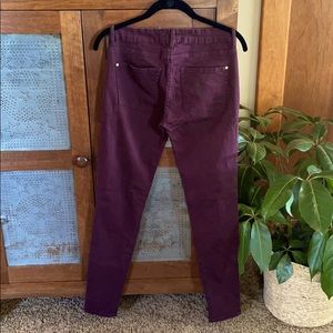 MNG Plum Burgundy Skinny Jeans 6